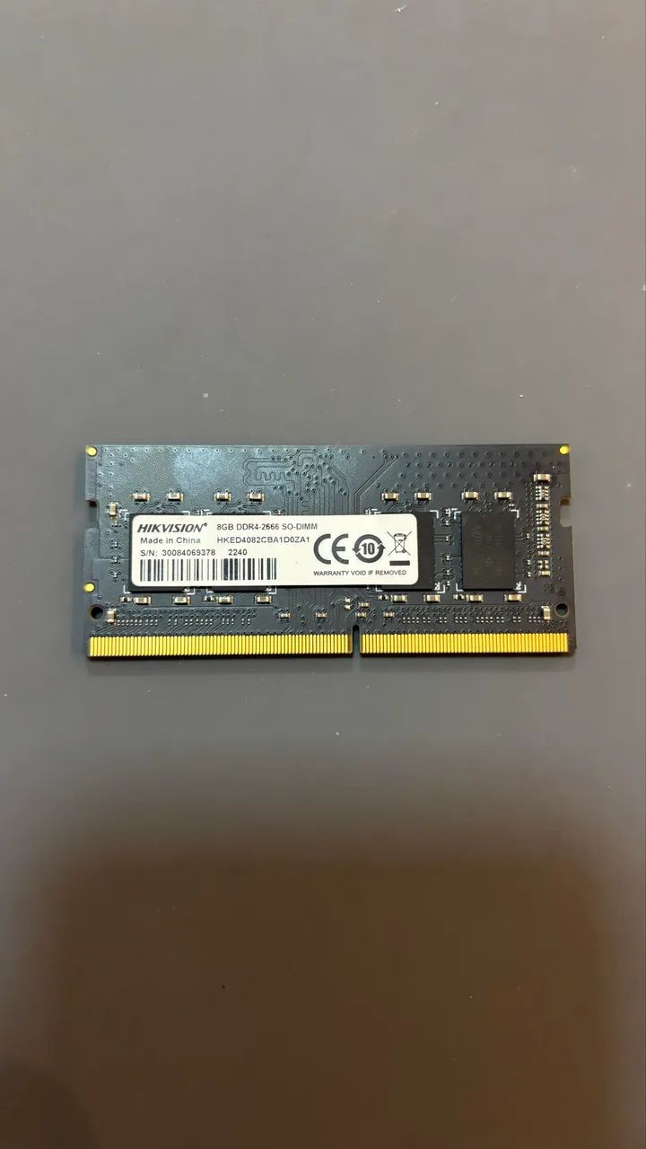 Memória RAM Hikvison 8GB DDR4 2666mhz Sodimm | Entrego em toda região! - Foto 3