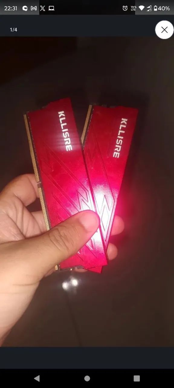 32 gb Memória ram ddr4 2x 16 