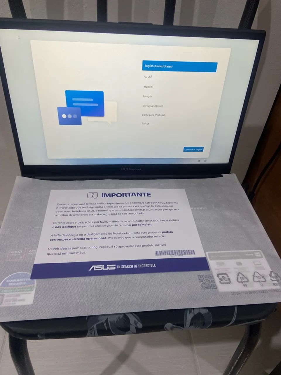 Notebook ASUS novo  - Foto 4