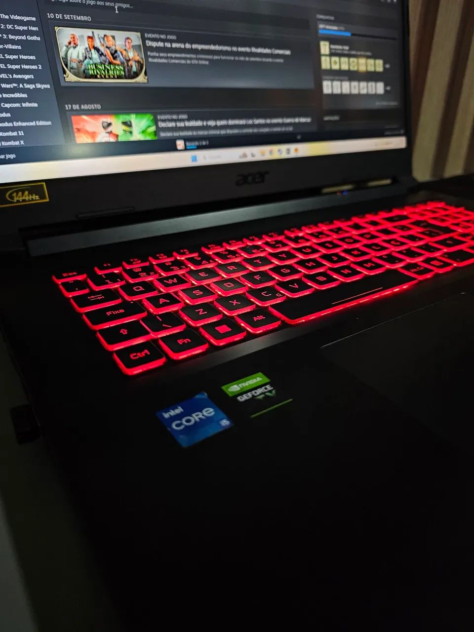 Notebook Acer Nitro RTX 3050 17 POLEGADAS 144Hz - Foto 3