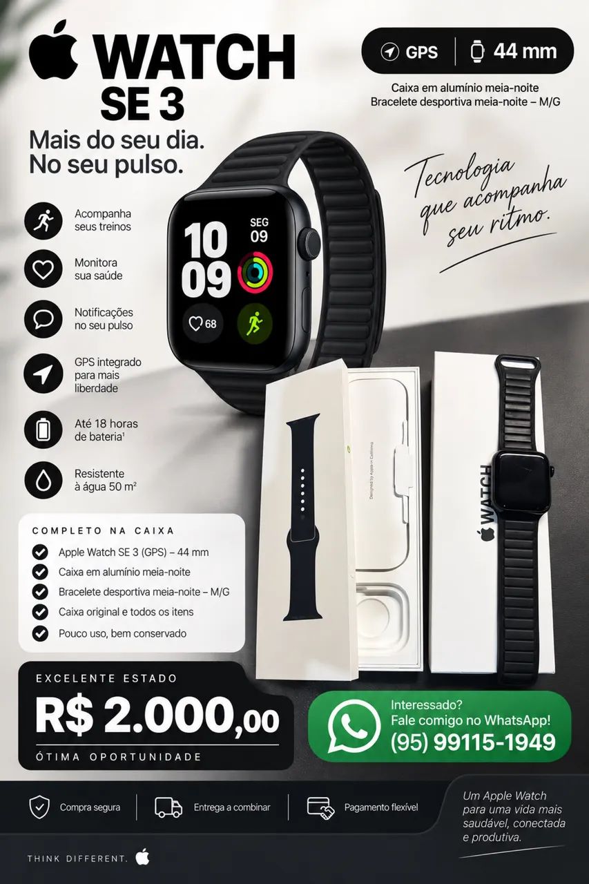 Apple Watch SE 3 GPS + Celular 44mm