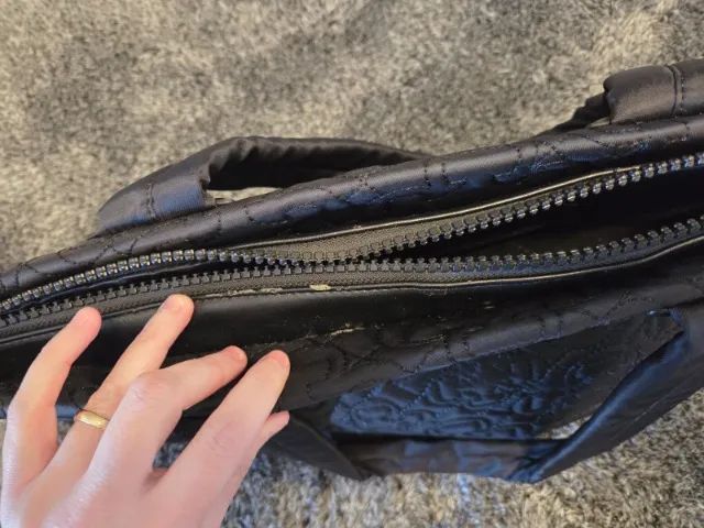 Bolsa Shopper Capodarte Preta em Nylon - Original - Foto 3