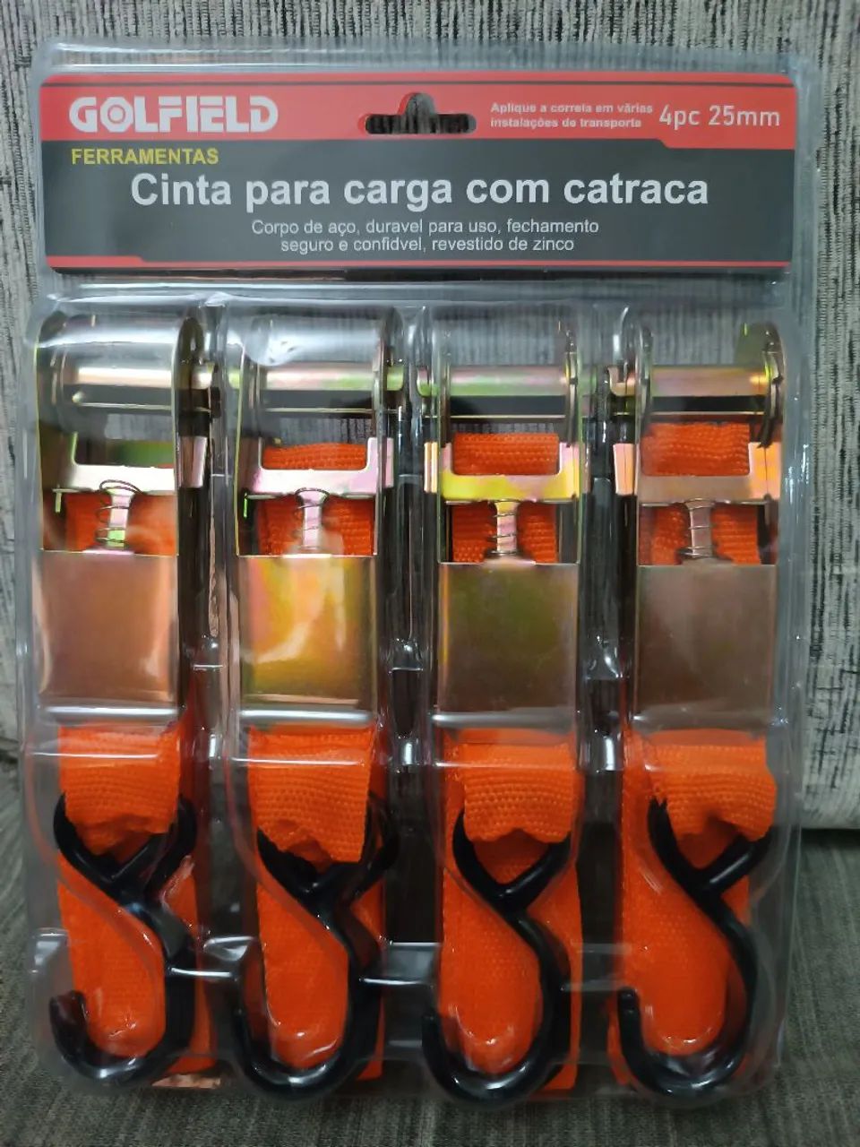 Cinta para carga com catraca 