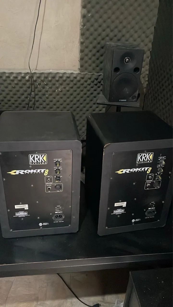 Monitor de áudio KRK ROKIT 8 ( par )  - Foto 4