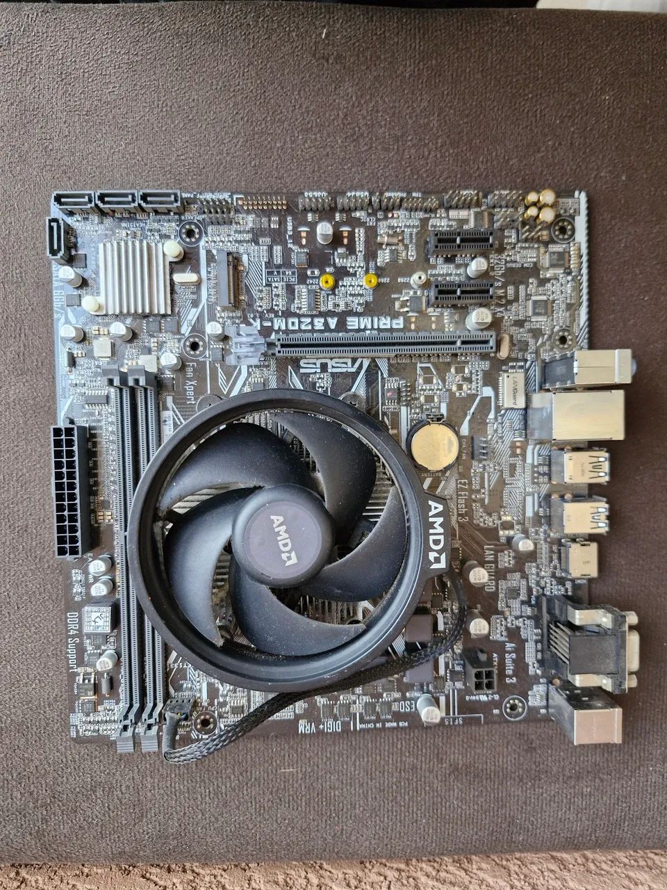 Processador ryzen 3200g/Placa mãe prime a320m-k - Foto 2