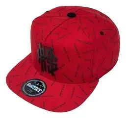Boné RHINO SIZE Full Print aba reta Vermelho - Foto 2