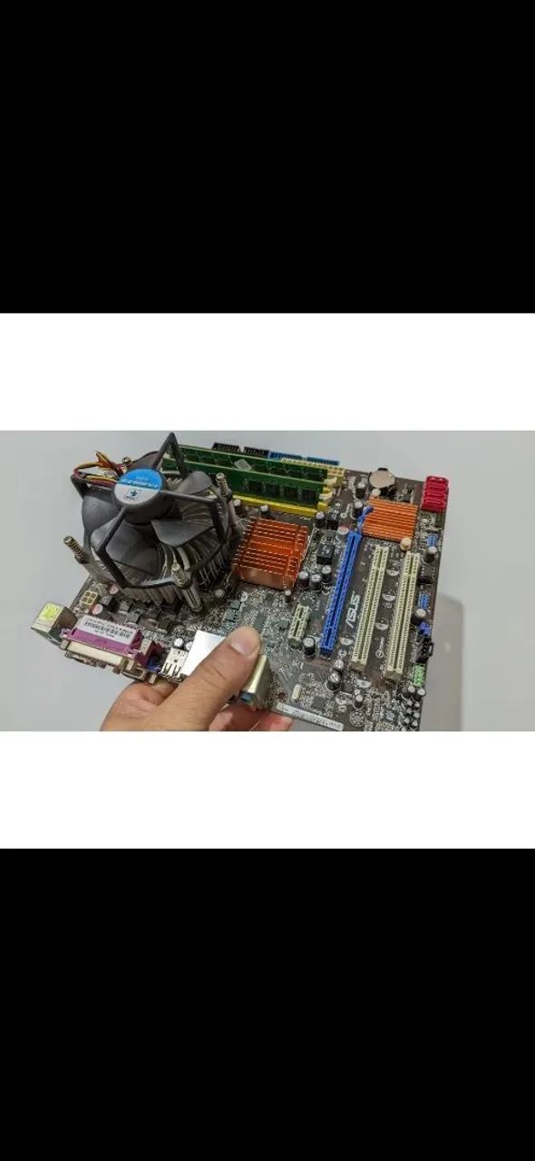 Kit processador pentium 4 631 + placa mãe asus 775 - Foto 3