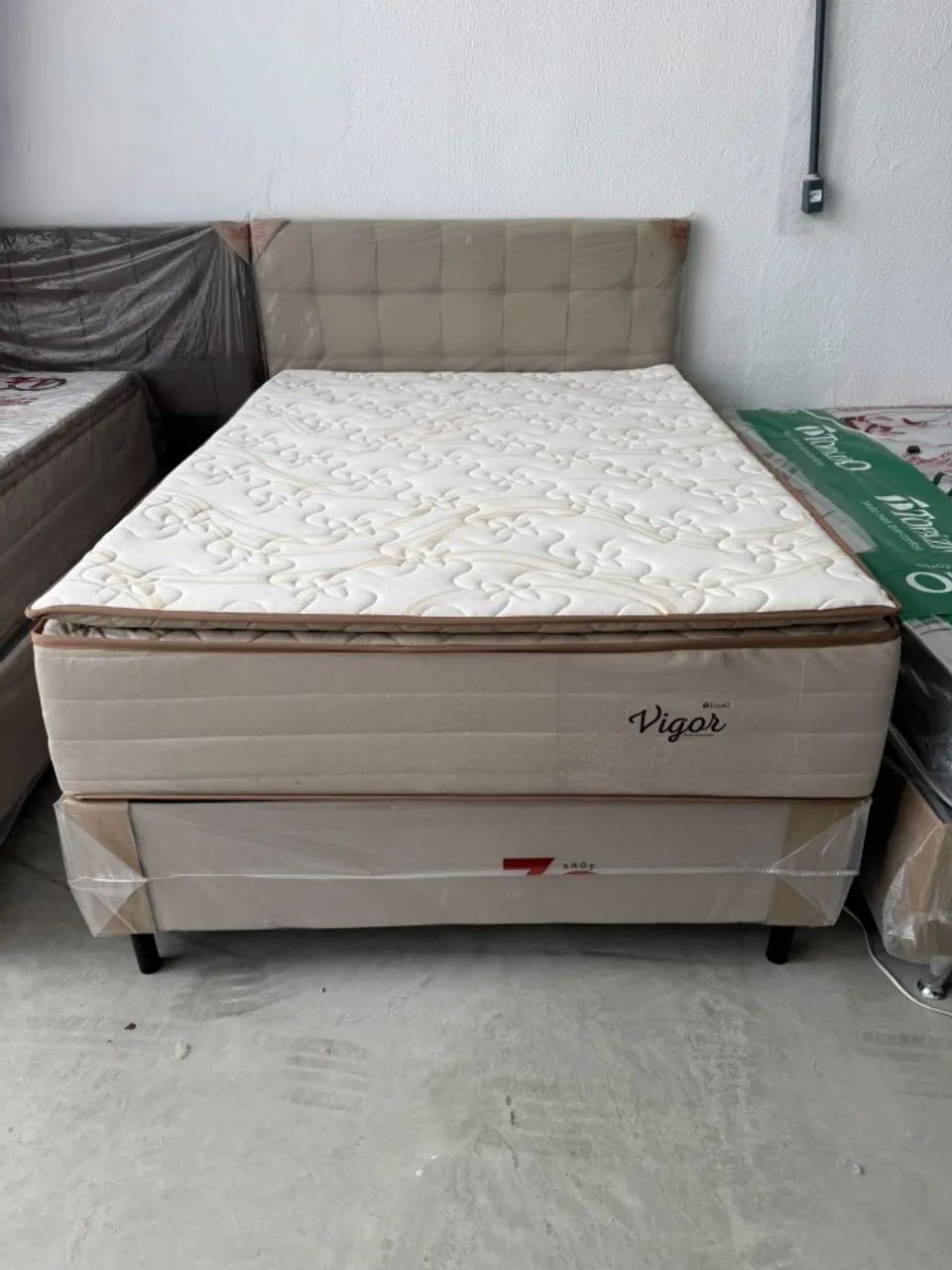 Cama Casal Vigor Molas Ensacadas Topazio 