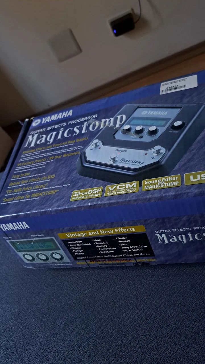 Pedal Efeitos Yamaha Magicstomp Guitar Magic Stomp Spx