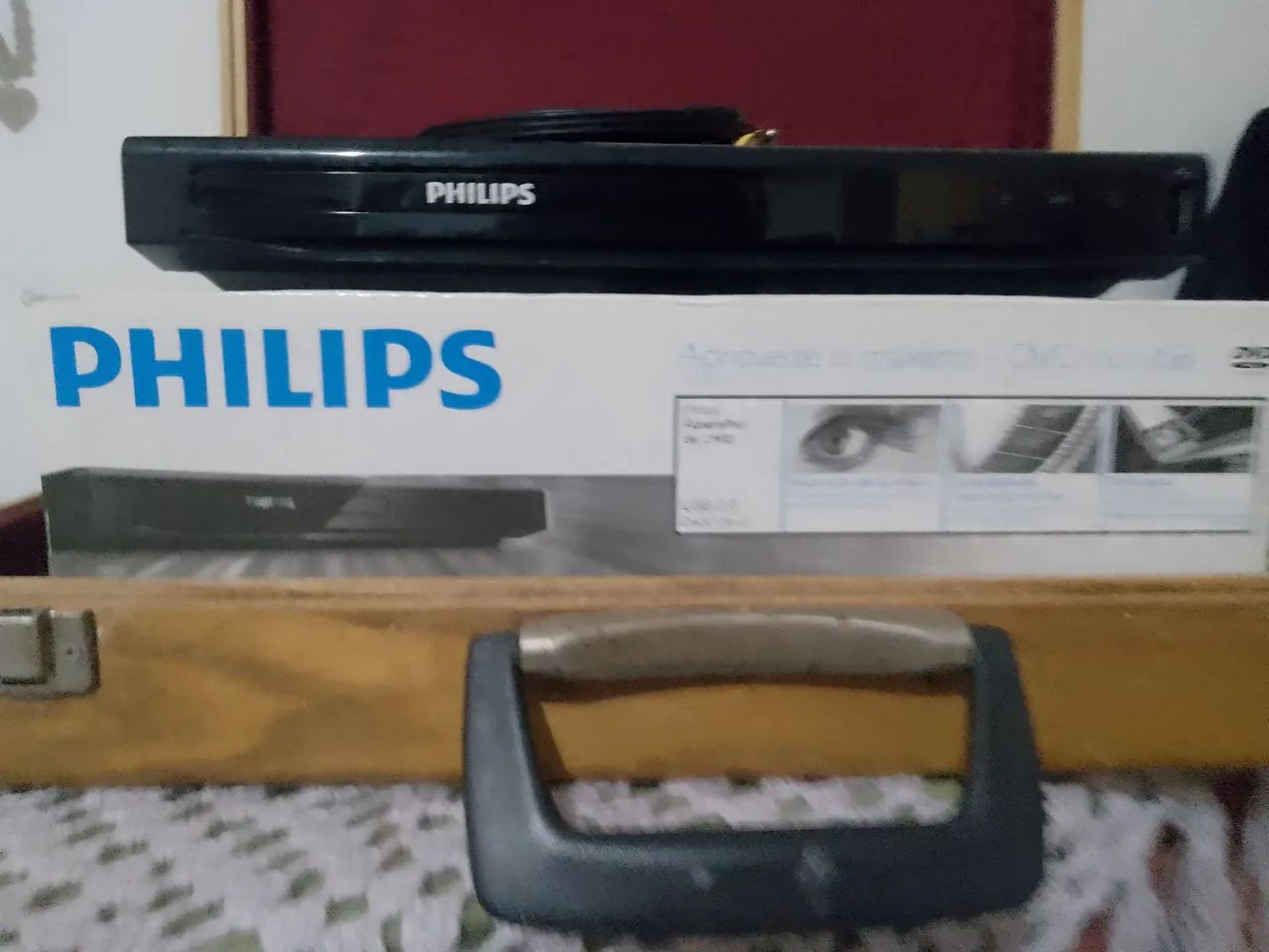Aparelho DVD Player USB Philips 