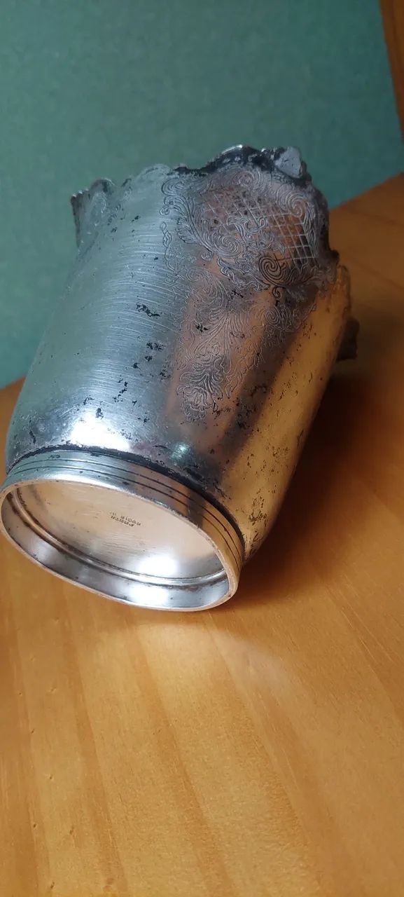 Antigo Vaso Prata Régia 90 - Foto 4