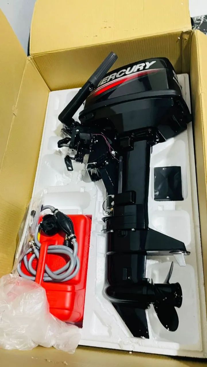 Motor de barco Mercury 9.9 hp - Foto 4