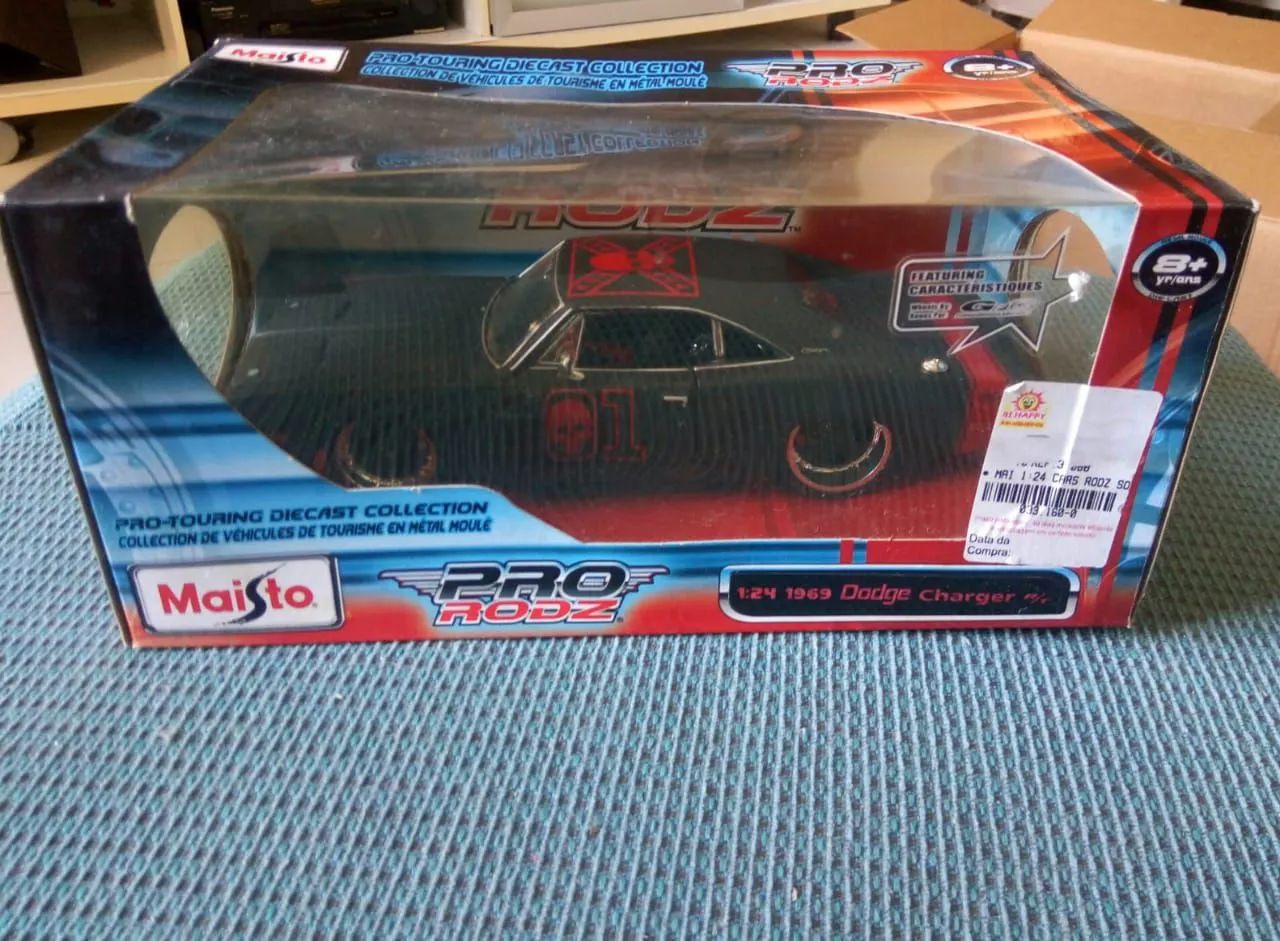 Pro Rods Diecast Miniatura Dodge Charger RT 1/24 Pro Rodz Diecast - Hobbies e coleções ...