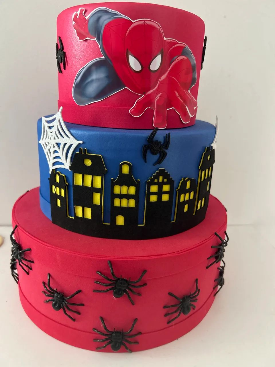 Maquete Bolo Homem Aranha