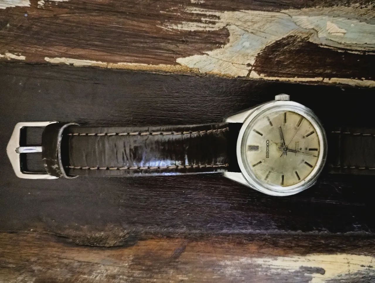 Seiko mecânico corda manual - Foto 3