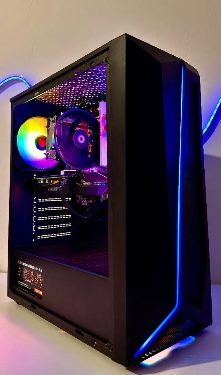 PC gamer Ryzen 5 5500 + A520M + RTX 