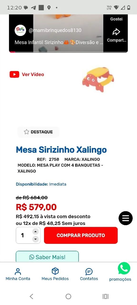 MESINHA DO SIRIZINHO - Foto 3