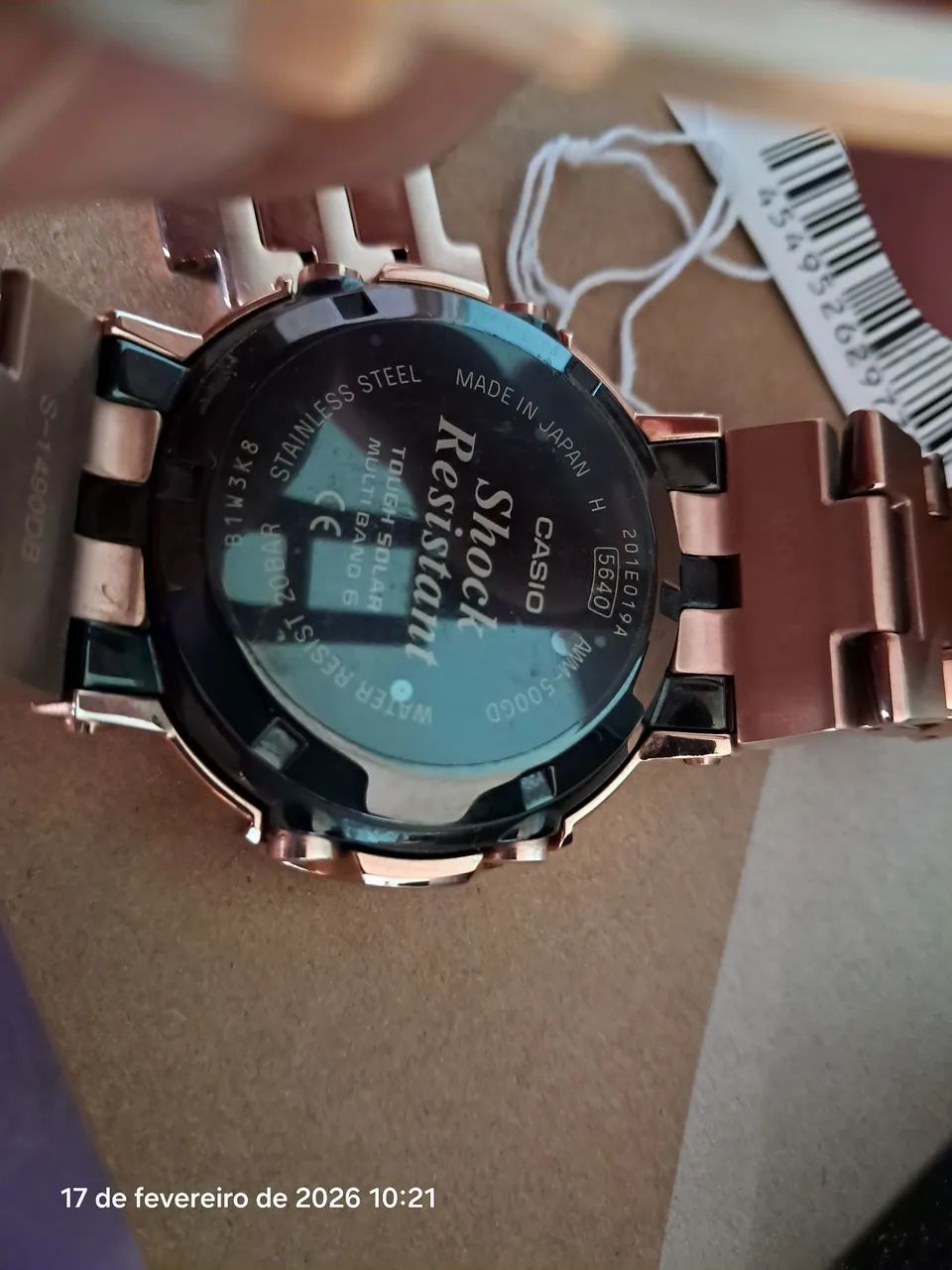 Relógio casio g shock AWM-500GD-4ADR - Foto 3