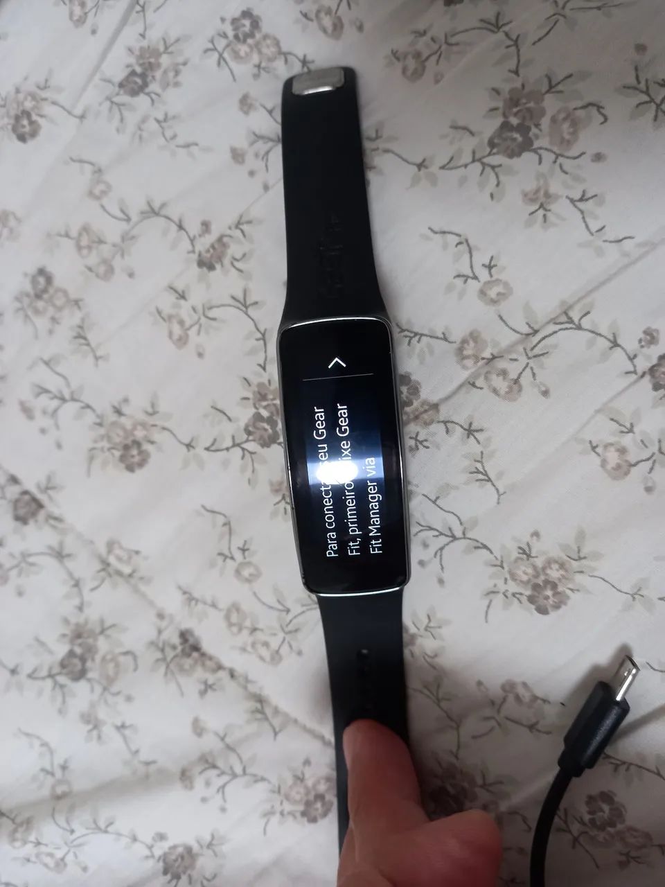 Pulseira inteligente Samsung Gear Fit usada - Foto 2