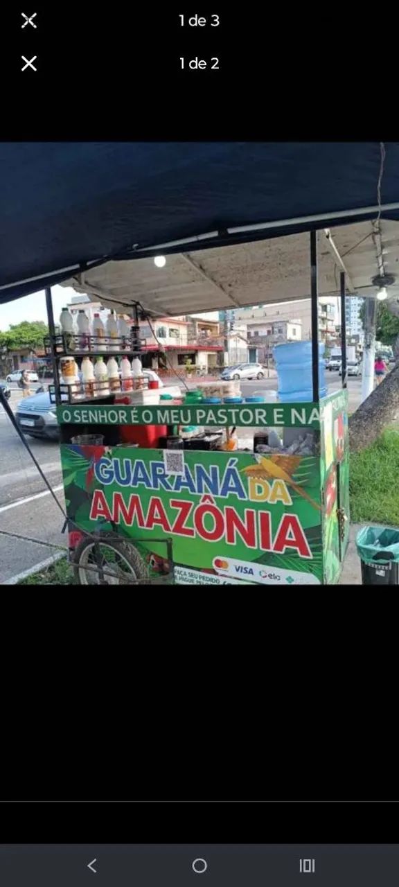 Carrinho de guaraná 