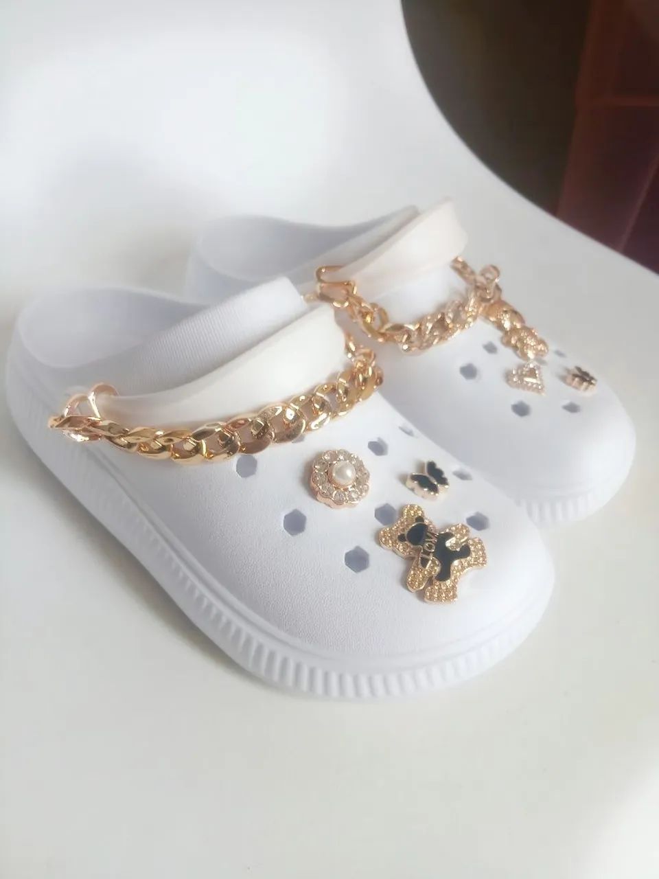CLOG COM PINS INCLUSOS PLATAFORMA CUSTOM 2 EM 1 COMPLETA COM PINS - Foto 4