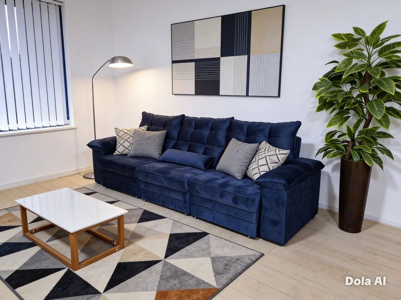 Sofá retrátil e reclinável 3 Lugares Lançamento 