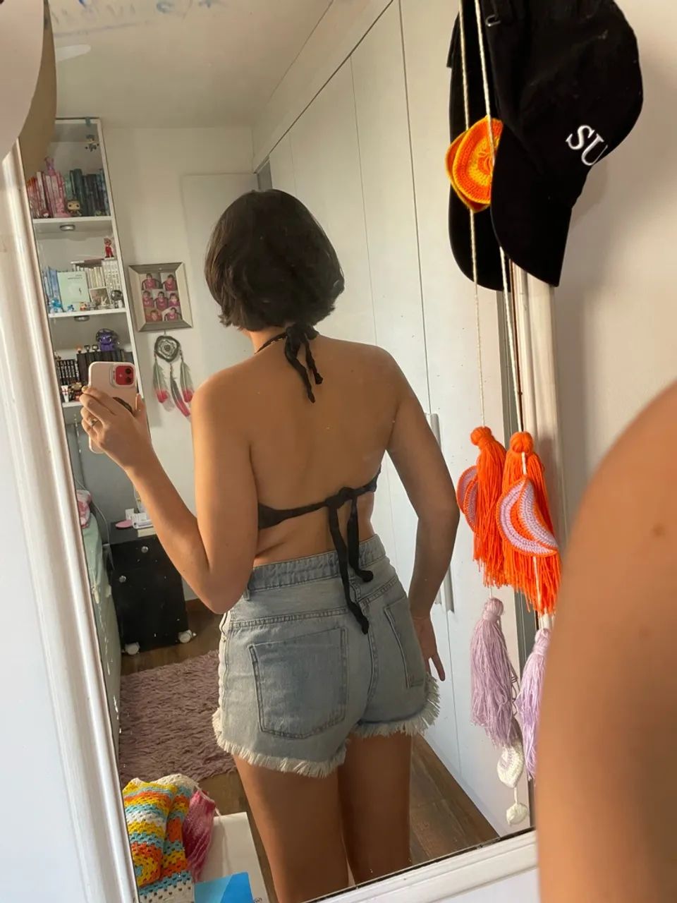 TOP DE CROCHÊ PRETO | Pronta entrega - Foto 3