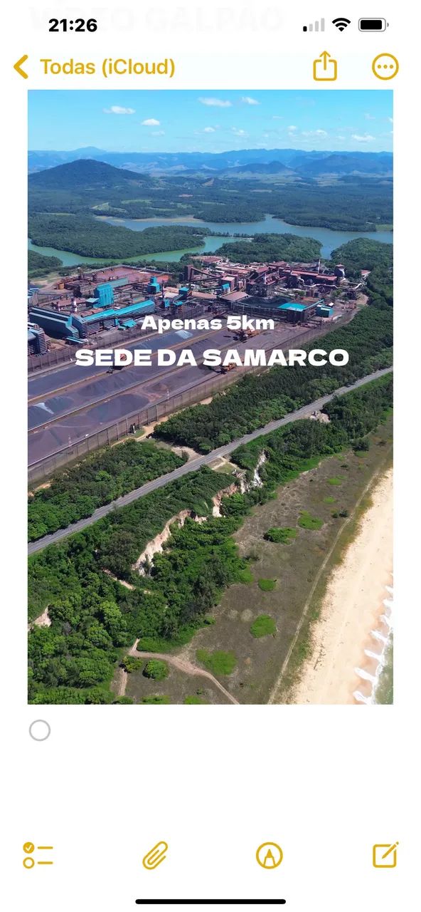 Galpão em Anchieta próximo à Samarco
