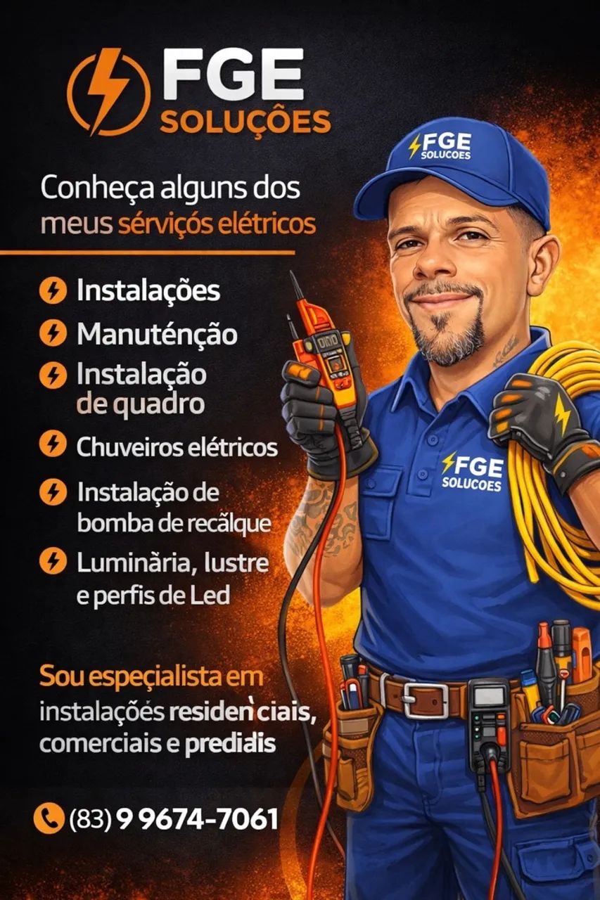  FGE SOLUÇÕES ? SERVIÇOS ELÉTRICOS EM JOÃO PESSOA E REGIÃO