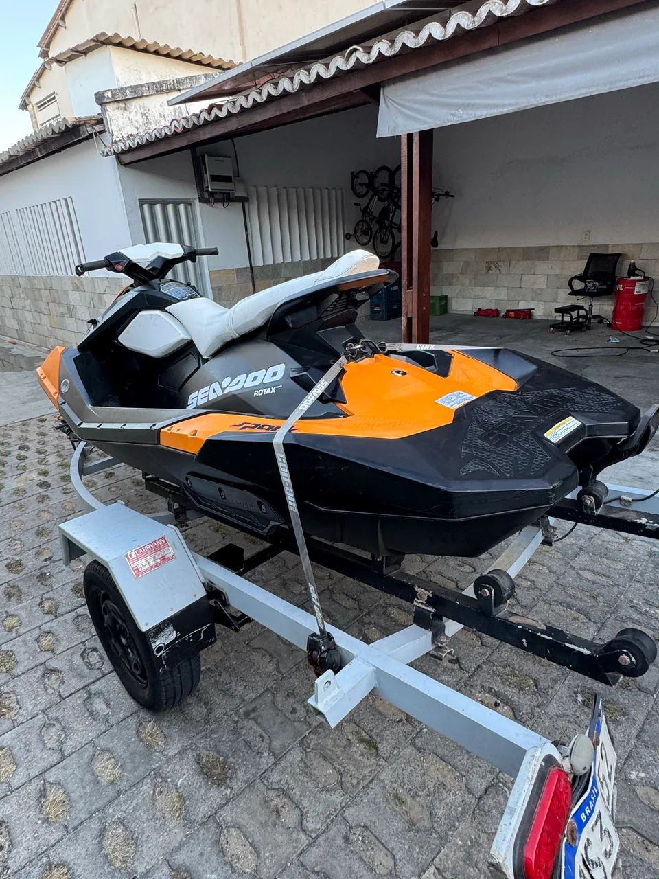 JETSKI SEADOO SPARK COM CARROCINHA ALUMÍNIO  - Foto 5