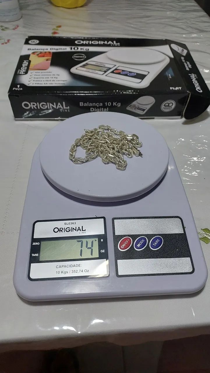 Cordão de Prata 950 - Foto 2
