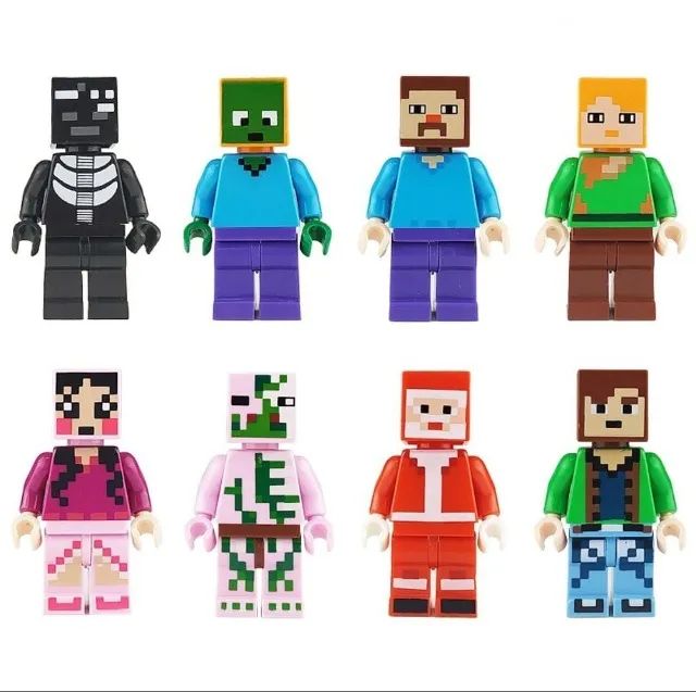 Minecraft Boneco do jogo compatível com L.E.G.O - Foto 5
