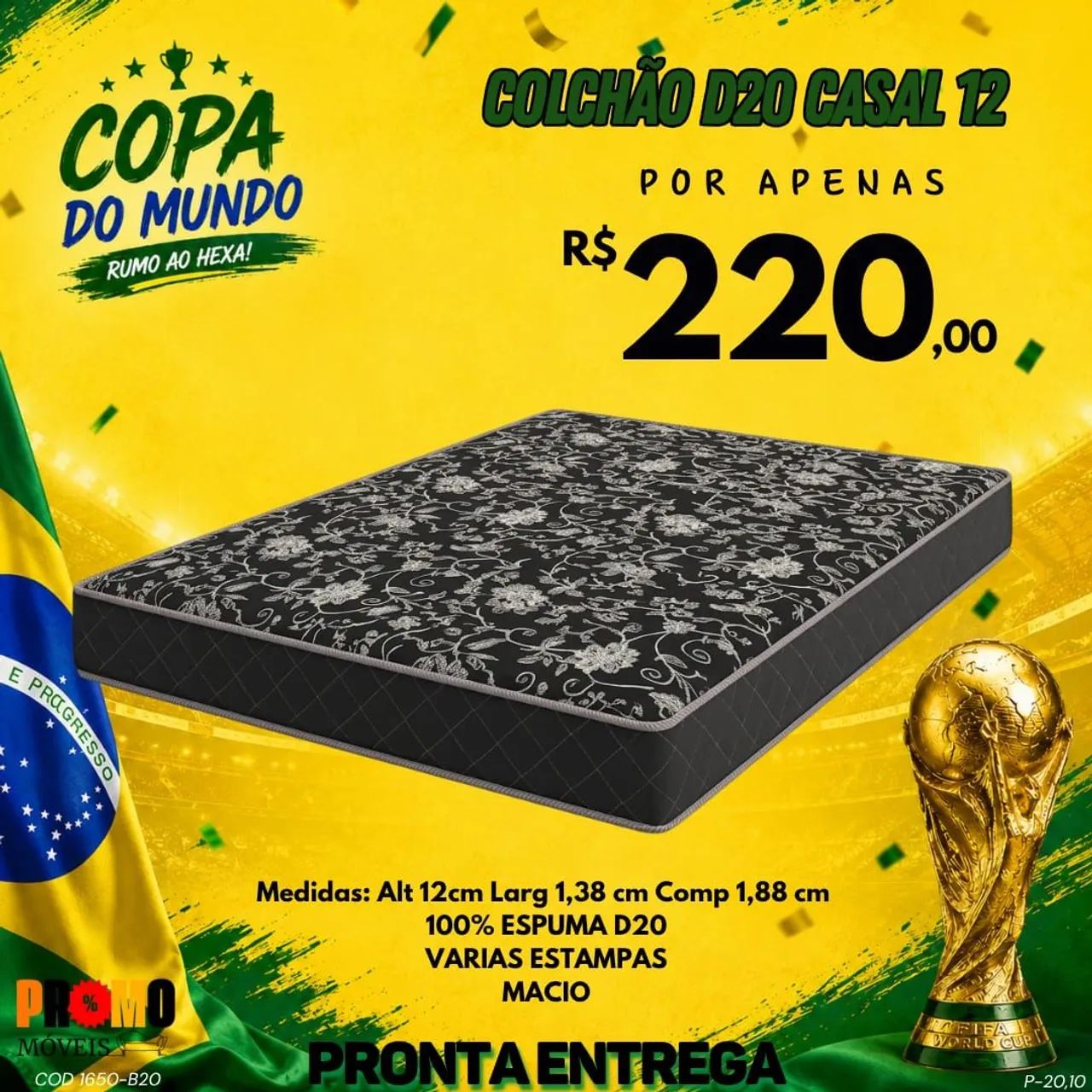 Colchão D20 casal 12cm  - Foto 2