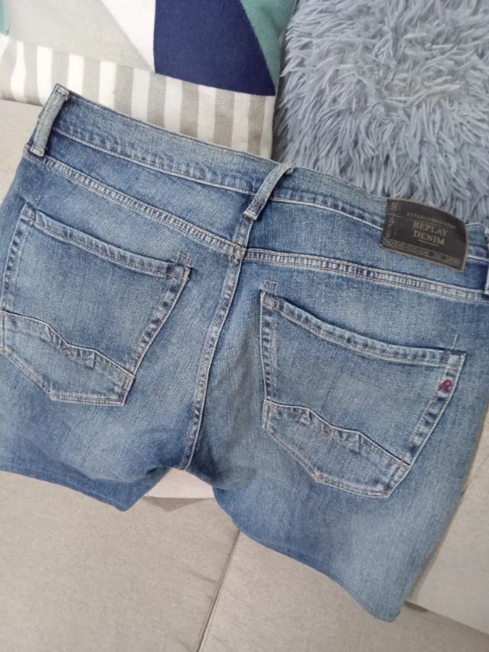 Bermuda Jeans Replay Tam. 42 - Foto 5