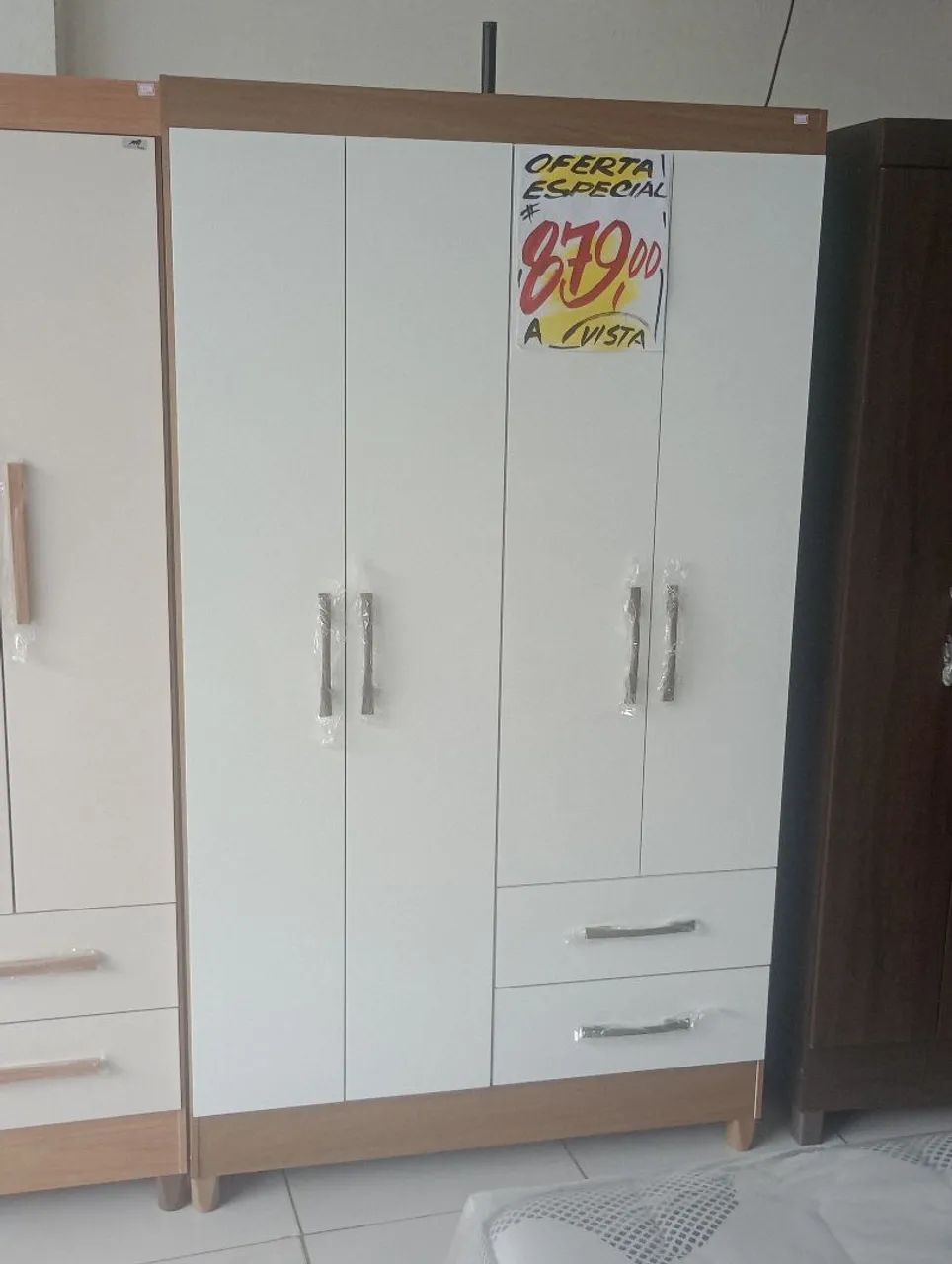Guarda roupa solteiro 4 portas entrega e montagem grátis 