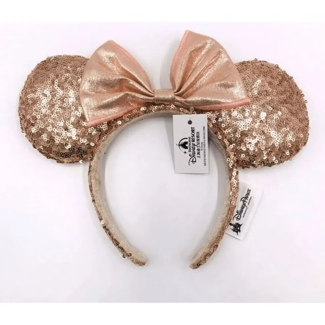 Tiara Original Importada Parks Disney Minnie Mouse Rose ingold - Foto 2