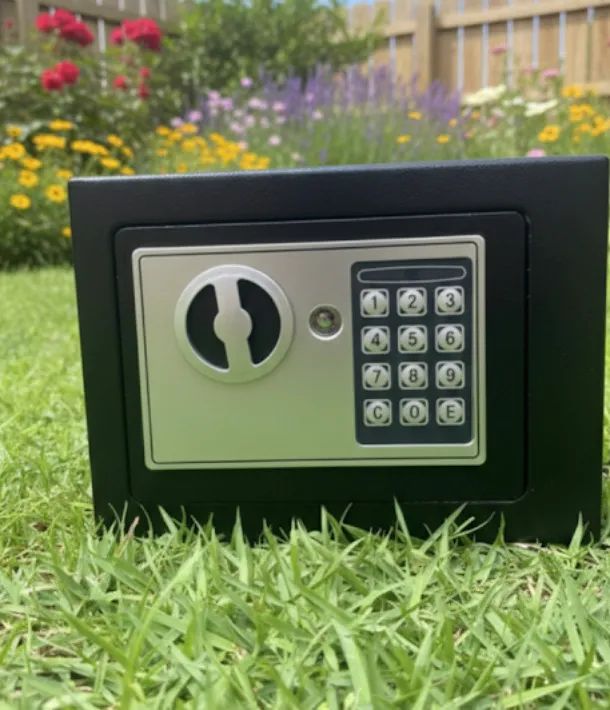 Cofre Eletrônico Aço Chave Reserva 