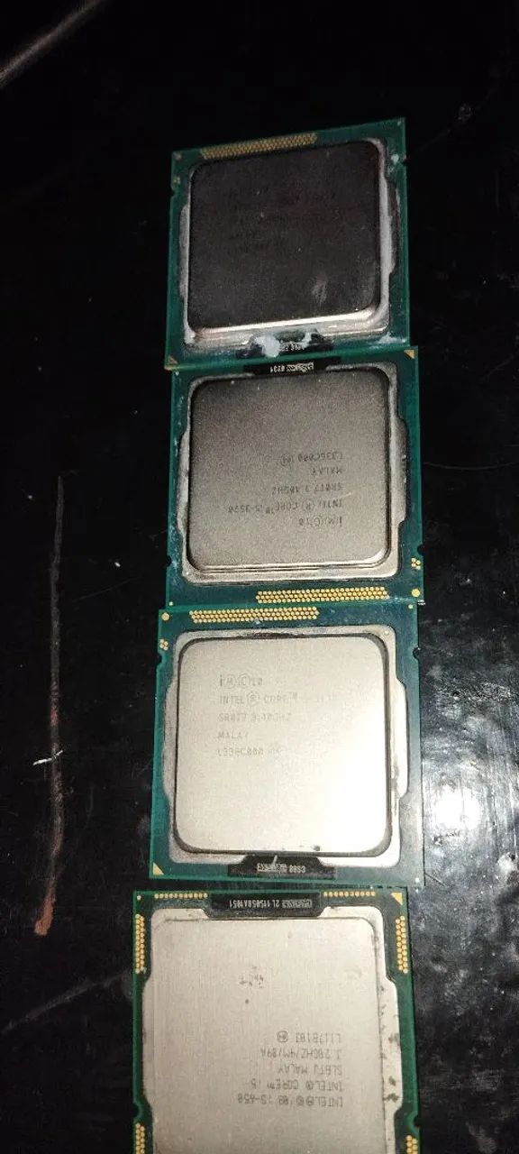 Processadores core i5 de tecerá geração e sexta geração 