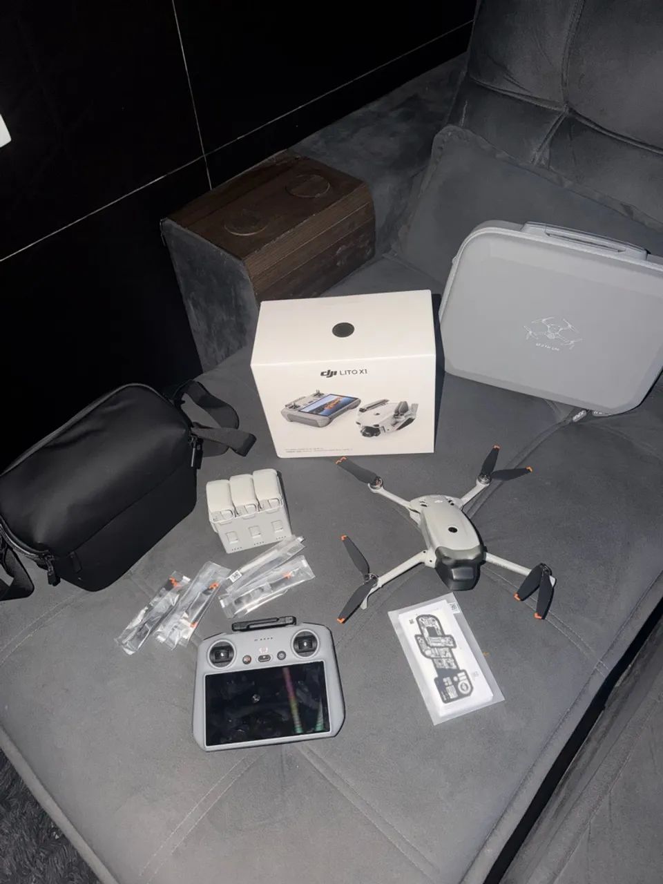 Drone DJI Lito X1 Fly More Combo Plus (Com tela) + Case
