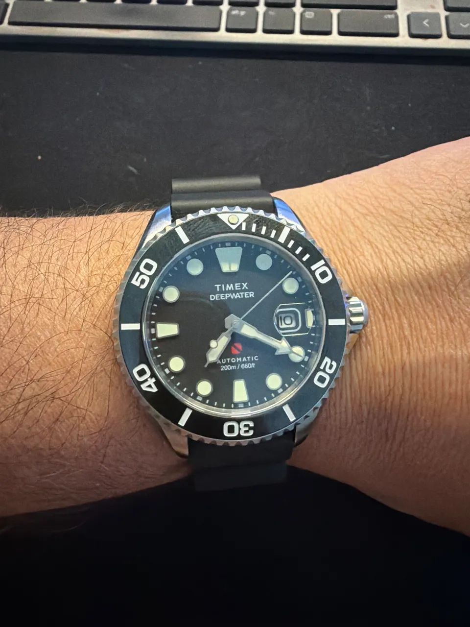Relógio timex deepwater automático  - Foto 5