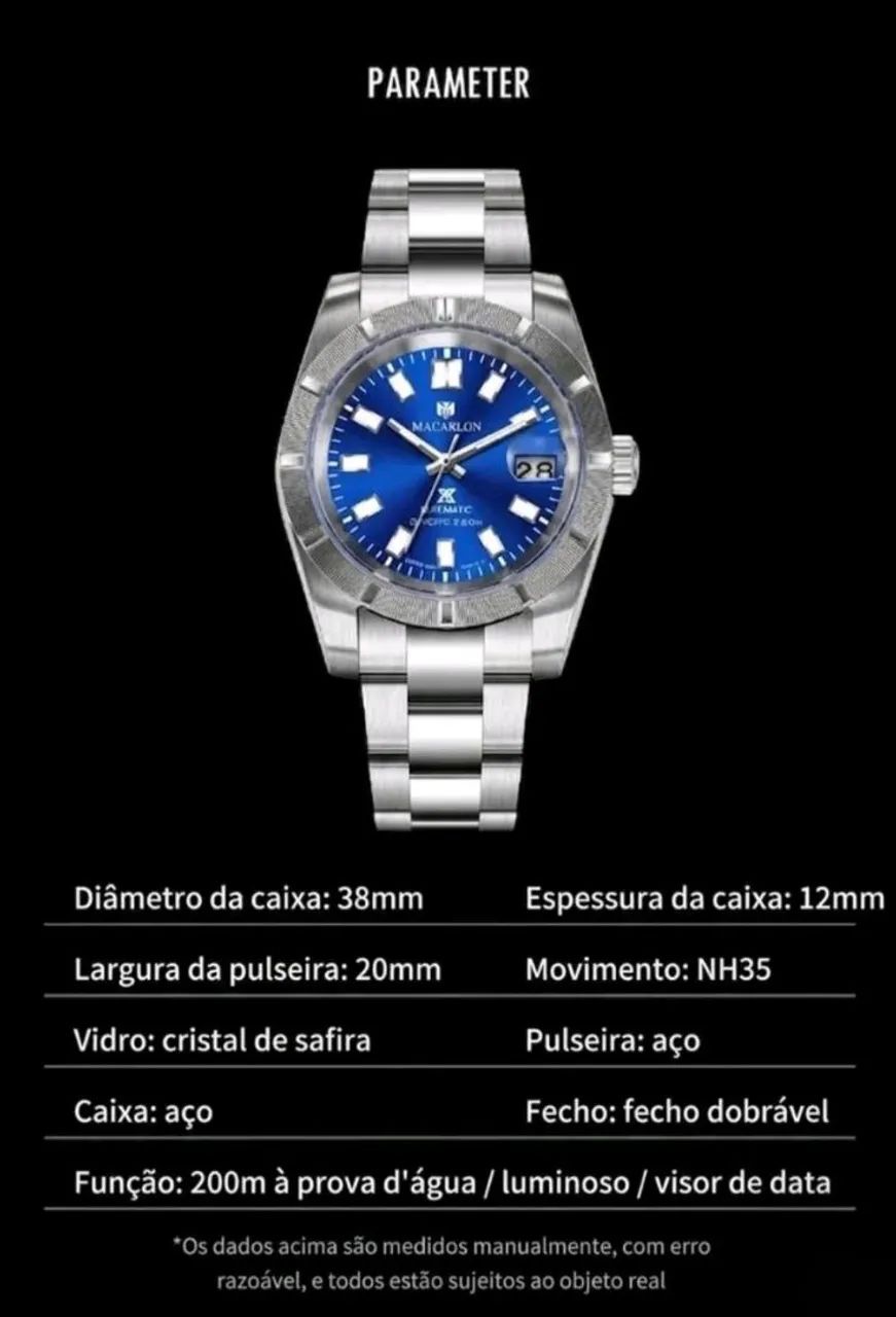 Relógio Automático Macarlon MK1714 - Foto 2