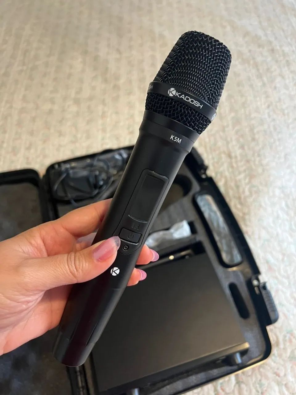 Microfone Sem Fio Kadosh K502M - Estado de Novo - Foto 3