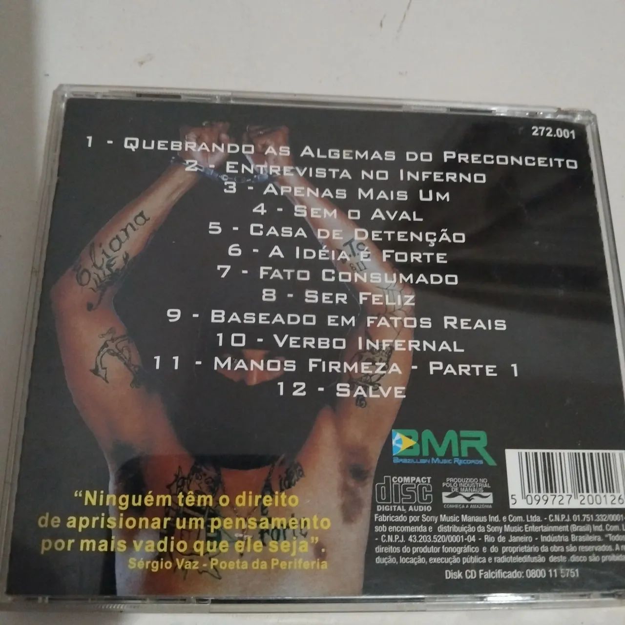Cd Detentos do Rap Quebrando as Algemas do Preconceito original Raro - Foto 2