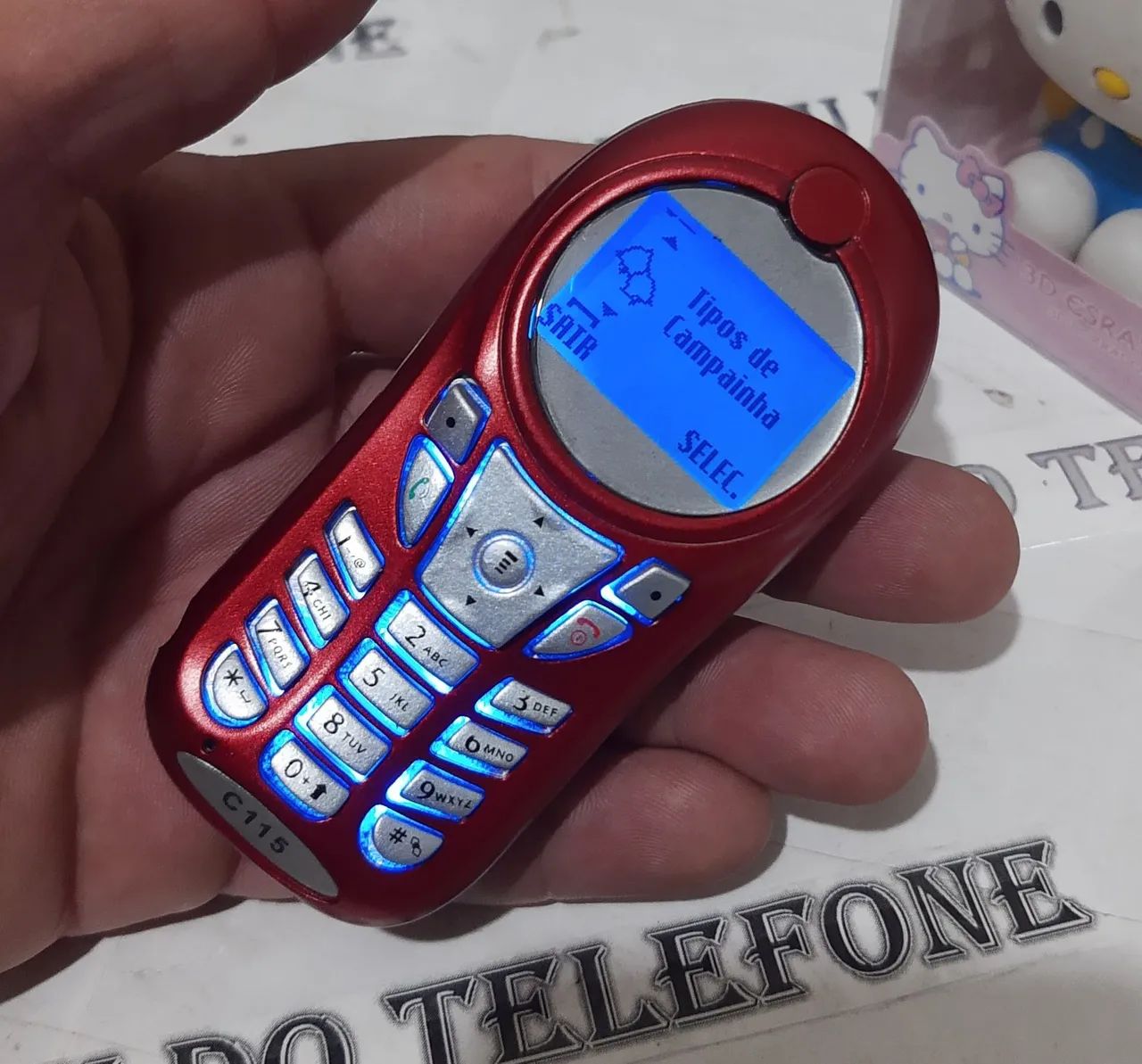 Motorola c115 red celular antigo RELIQUIA da Tim
