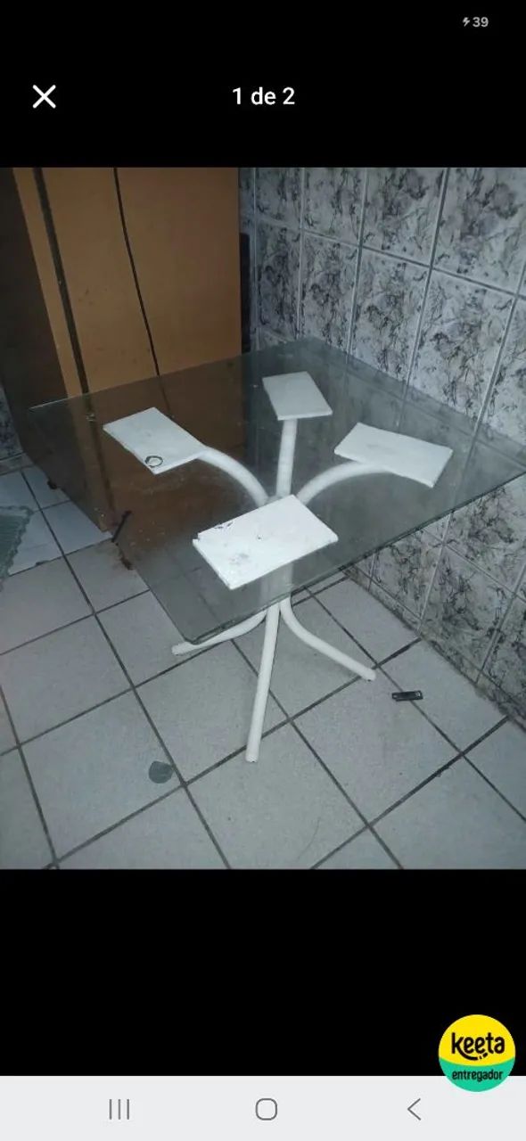 Mesa de vidro