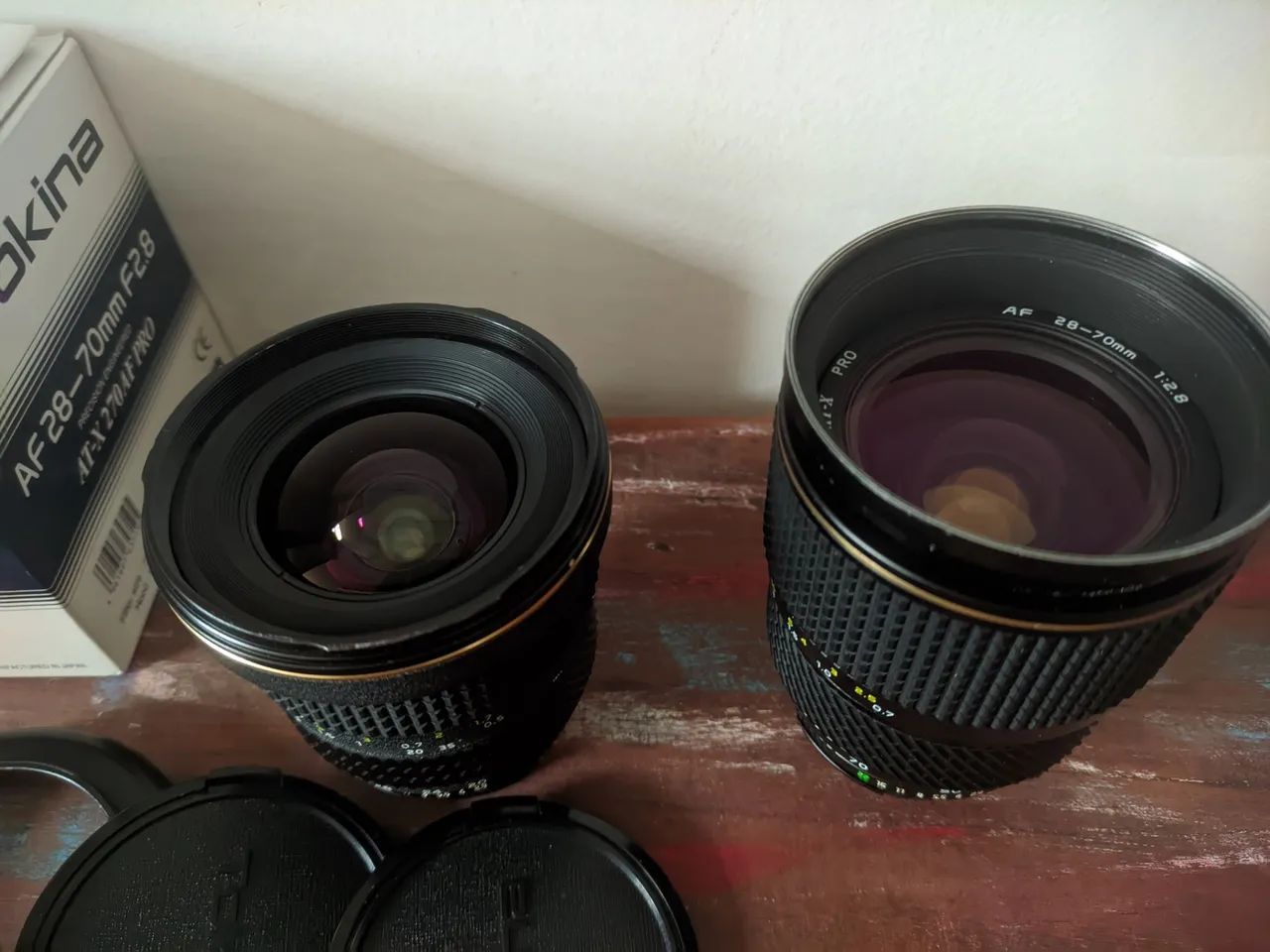Kit de lentes Tokina ATX-PRO 28-70mm 2.8 e 20-35mm 2.8 - Foto 2