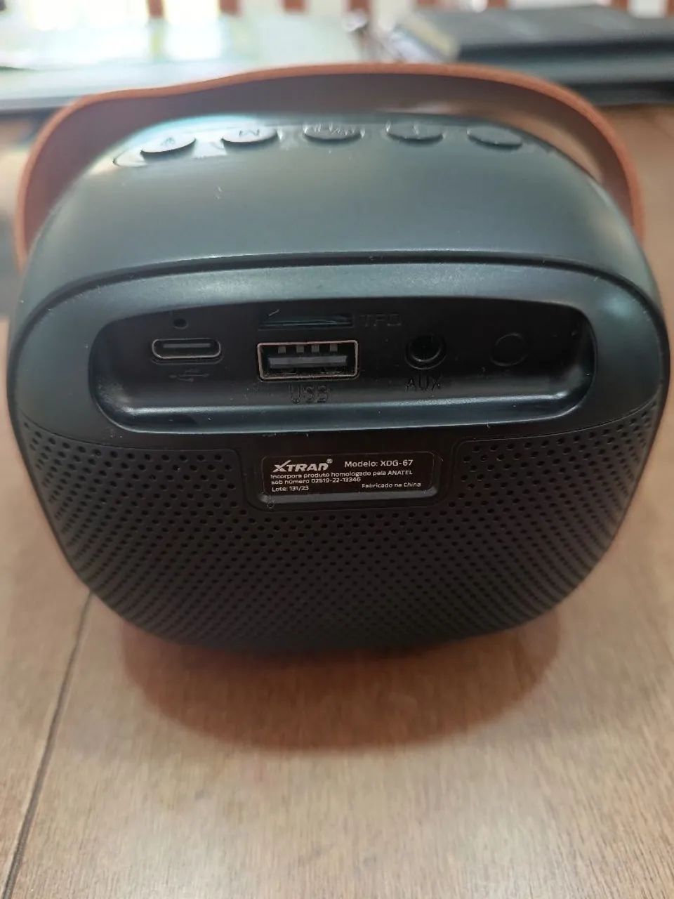 Mini Caixa De Som Bluetooth Karaokê Xtrad XDG-67 Com Microfone Sem Fio - Foto 2