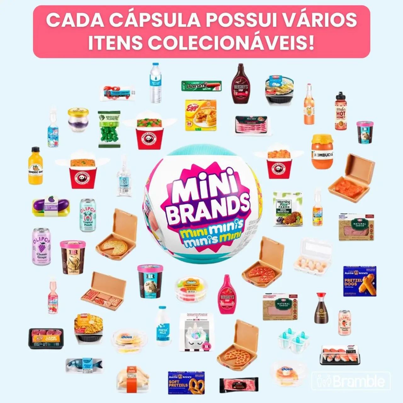 Mini Geladeira Brinquedo Mini Brands - Foto 4