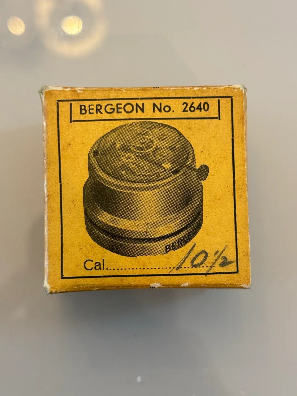 Bergeon 2640 - suporte de mecanismo Bergeon 10 1/2