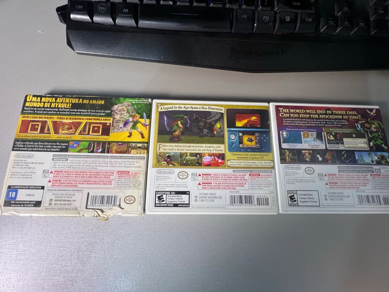 Jogos ZELDAS - 3Ds - COMPLETOS - Jogos de Vídeo Game - Maracanã